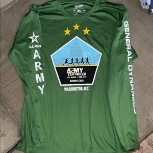 Army 10 miler running shirt DC